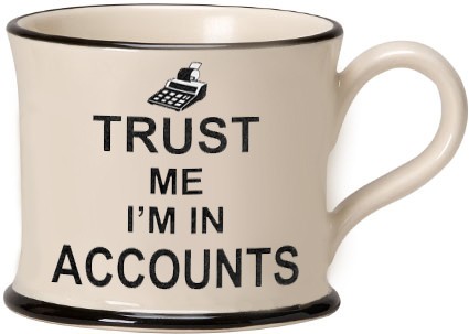 Trust Me I'm in Accounts Mugs