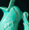 The Giggling Duck, Green reactive glaze '
