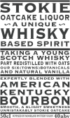 Stokie Oatcake Whisky/Bourbon based Liquor 50cl 40abv UK Sale Only