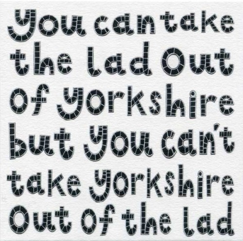 Lad Out of York Greeting Card (plain Inside) Inc Envelope Free Shipping