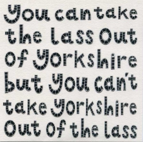 Lass Out of York Greeting Card (plain Inside) Inc Envelope Free Shipping