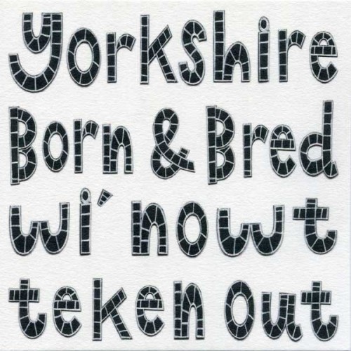 York Born & Bred Greeting Card (plain Inside) Inc Envelope Free Shipping