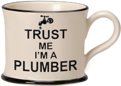 Trust Me I'm a Plumber Mugs