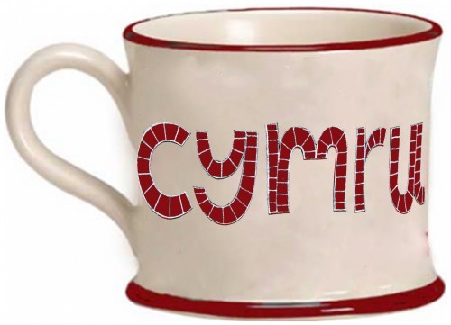 Cymru Ware Welsh Dragon Red