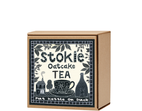 Stokie Oatcake Tea refill pack with 2 x 125g packs = 250g