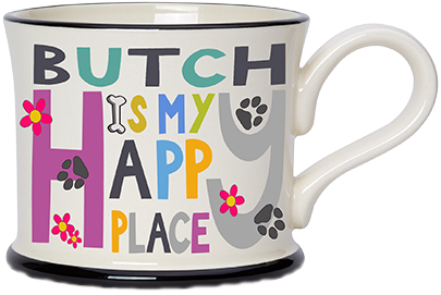 Personalised Happy Dog