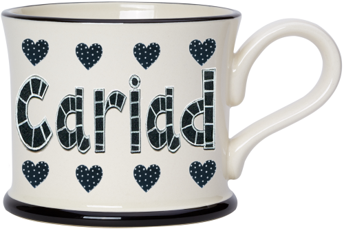 Cariad Mug BW