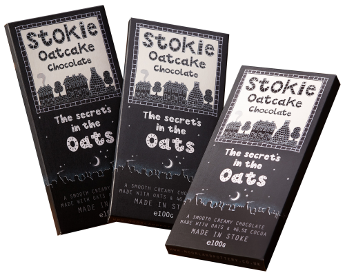 Stokie Oatcake Chocolate 100g 46.5% cocoa 