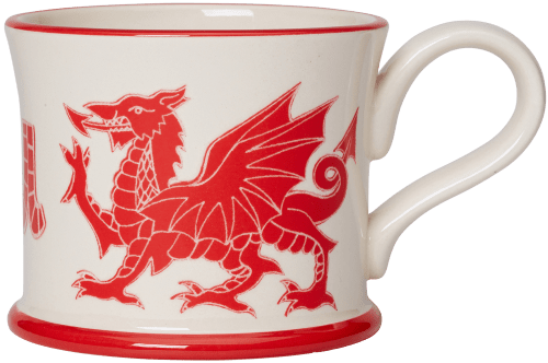 Cymru Ware Welsh Dragon Red