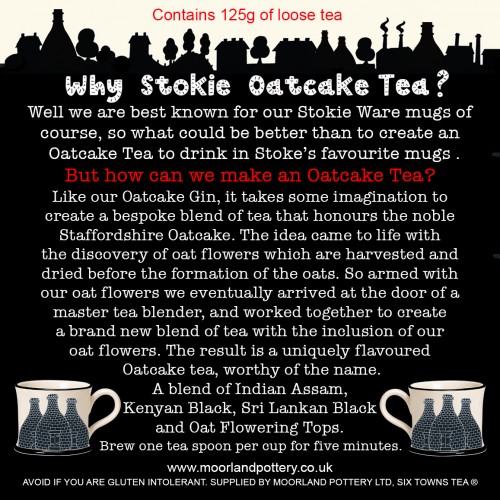 Stokie Oatcake Tea refill pack with 2 x 125g packs = 250g