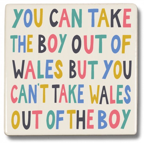 Boy Out Of Wales Coaster Colour