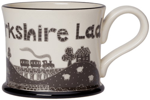 NEW Moorland Pottery Lancashire Lad Mug Gift Boxed 